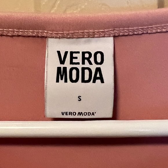 Vero Moda Drop Waist Pink Dress - Picture 3 of 3